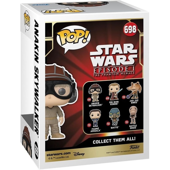 Funko Pop! Star Wars - The Phantom Menace - Anakin Skywalker #698 image 1