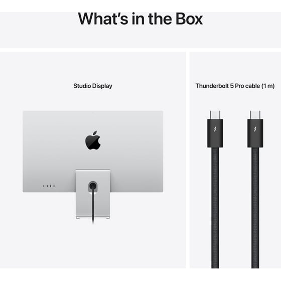 Apple Studio Display MFF14YP/A Monitor 27'' 5K UHD Retina Flat 60Hz (Tilt-Adjustable Stand) image 8