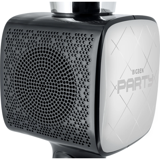 Μικρόφωνο Karaoke Bigben PARTYBTMIC2BK με εφέ φωτισμού 15W - Black image 5