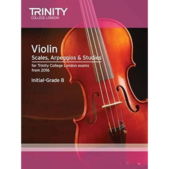 Violin Scales, Arpeggios & Studies Initial-Grade 8 from 2016 image 0
