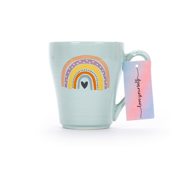 Κούπα Tri-Coastal Design Κεραμική Rainbow image 0