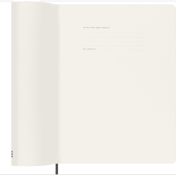 Ακαδημαϊκό Ημερολόγιο Εβδομαδιαίο Moleskine 2024-25 18Μ Xlarge Black Soft image 1