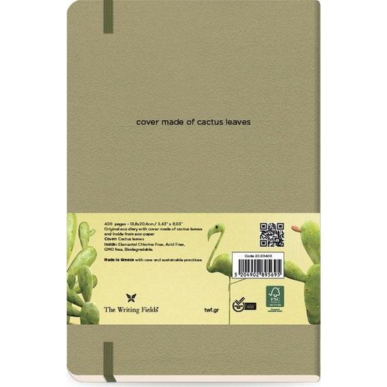 Ημερολόγιο Ημερήσιο 2026 The Writing Fields I Love Cactus 3400 Desert Sand image 1