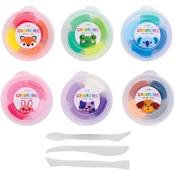 Πηλός Ooly Creatibles Deluxe Air Dry Clay Kit image 1