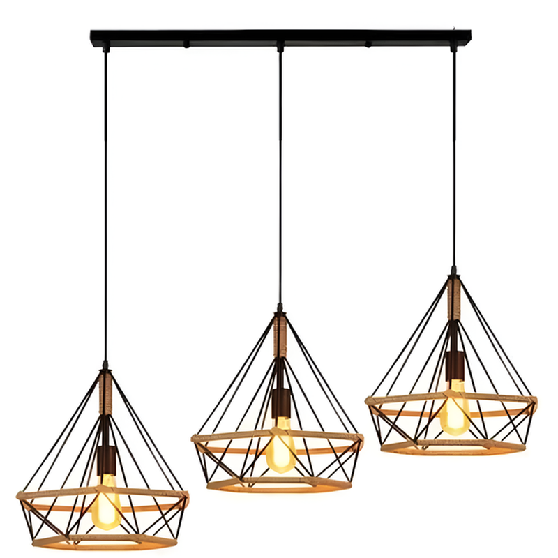 ΧΑΤΖΗΚΟΝΤΙΔΗΣ ΑΕ Κρεμαστό Φωτιστικό Οροφής Σε Μαύρο Χρώμα 250mm R50