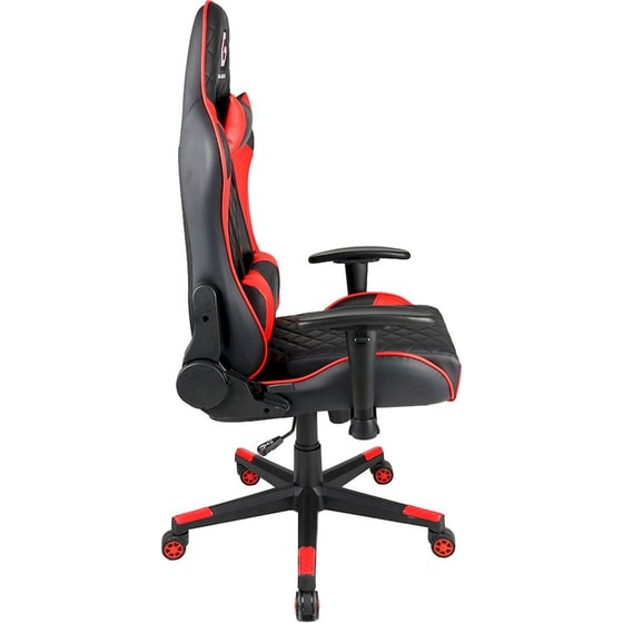 Gaming Καρέκλα Gembird GC-03-BR από Τεχνητό Δέρμα - Μαύρο/ Κόκκινο image 3