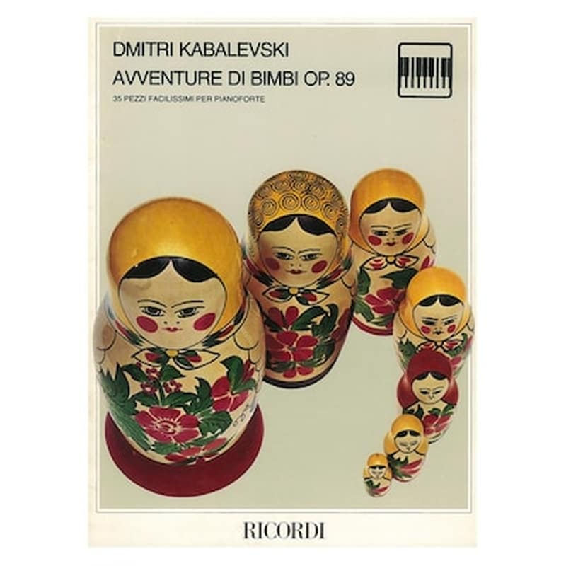 RICORDI Dmitri Kabalewski - Avventure Di Bimbi, Op.89