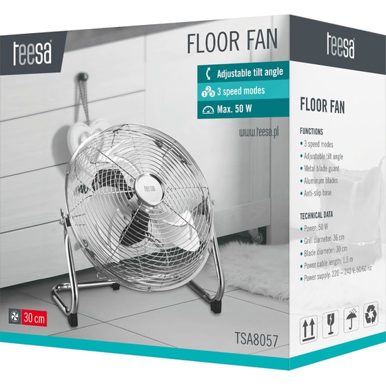 TEESA TSA8057 50W 30cm Ανεμιστήρες Δαπέδου image 5
