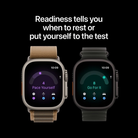 Apple Watch Ultra 4 GPS + Cellular 49mm Natural Titanium Case with Desert Alpine Loop - S image 3