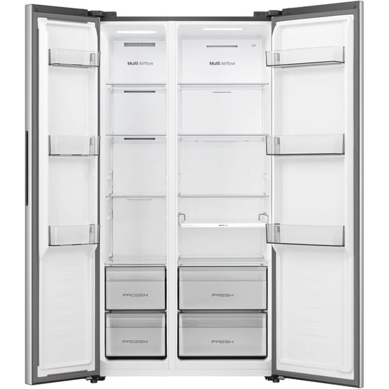 HISENSE RS3P558NEIE Total No Frost 514 Lt Inox Ψυγείο Ντουλάπα image 3