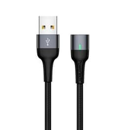 Καλώδιο δεδομένων Powertech Pt-757 Magnetic Usb 1m - Black