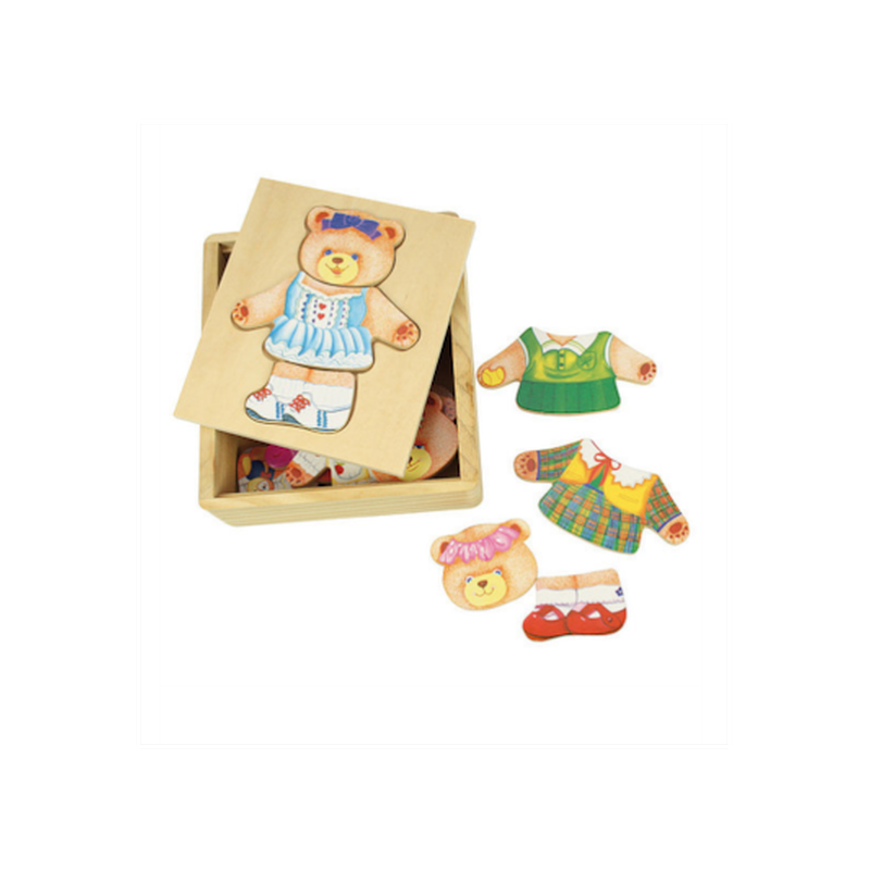 Big Jigs Toys, Mrs. Bear, Ντύστε Την Κα. Αρκούδα, 3+ Ετών, Bj764, 1τμχ