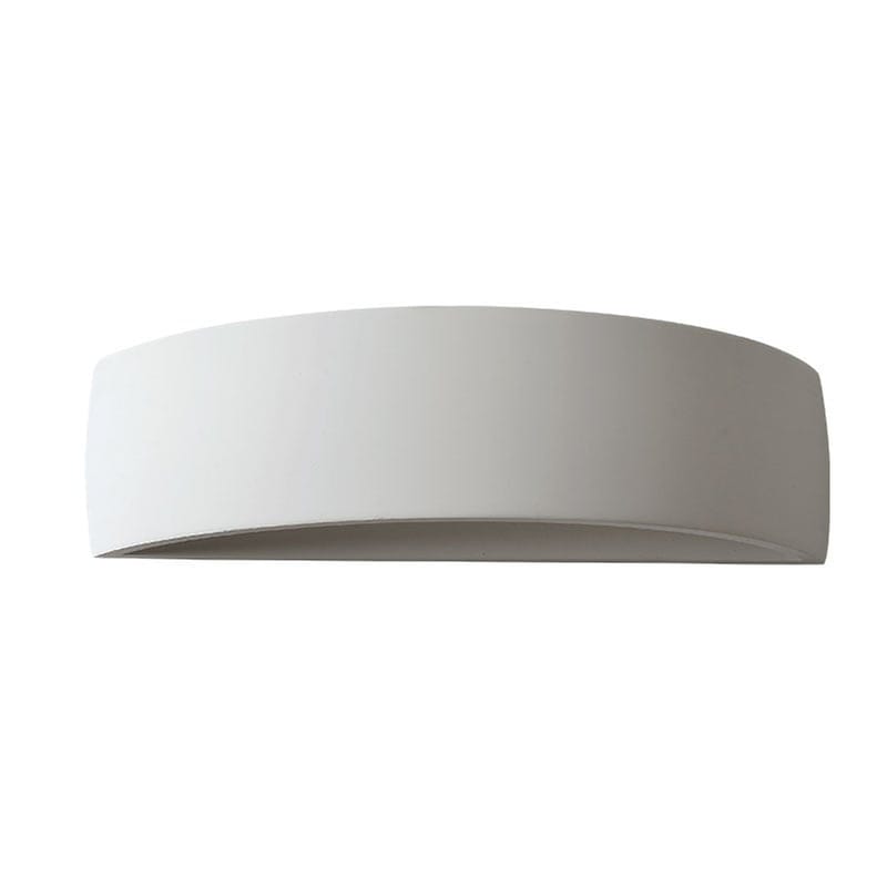 Απλίκα Τοίχου Aca Meio G85361w Γύψινη 30x10x8 cm - Λευκή