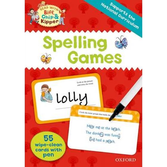 Oxford Reading Tree Read with Biff, Chip and Kipper- Spelling Games Flashcards image 0