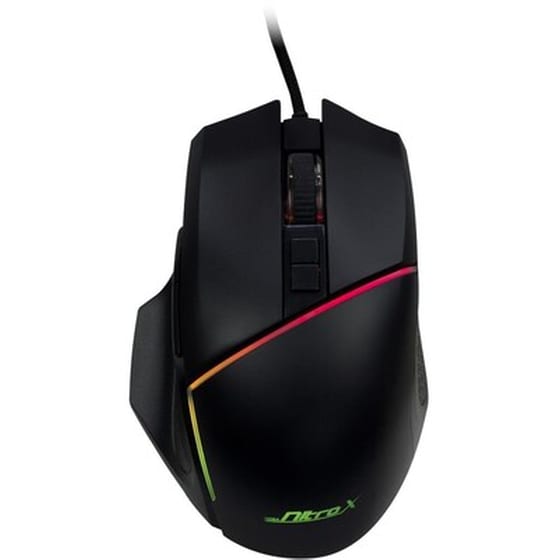 Inter-Tech Nitrox GT-100 RGB Gaming Ενσύρματο Ποντίκι 6400 DPI Μαύρο image 2