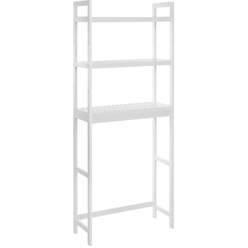 SONGMICS Ραφιέρα Μπάνιου Songmics Επιδαπέδια Bts01wt 63x26x163 cm - Λευκή