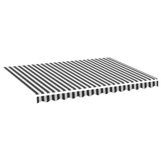 Vidaxl Τεντόπανο Ανταλλακτικό Ανθρακί / Λευκό 3,5 X 2,5 Μ. image 2