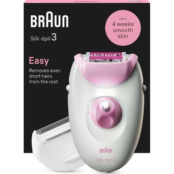 Αποτριχωτική Μηχανή BRAUN Silk-épil 3 3-031 Λευκό image 2
