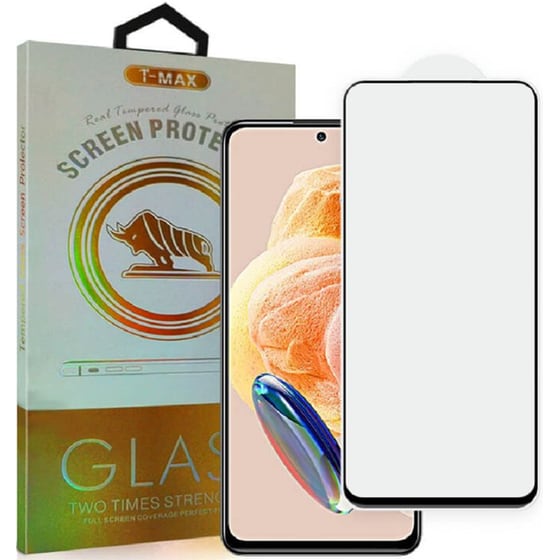 Προστατευτικό οθόνης Xiaomi Redmi Note 12 Pro 4G - T-Max Premium 3D Tempered Glass Full Glue Fluid Despensing 0.2mm 9H image 0
