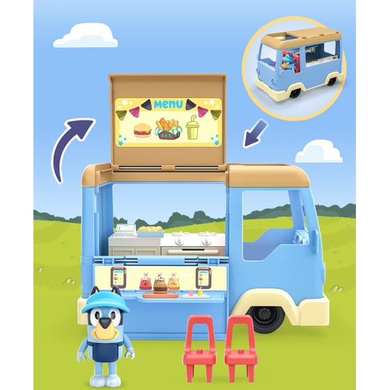 Bluey Σετ Παιχνιδιού Bluey Καντίνα - Food Truck image 8