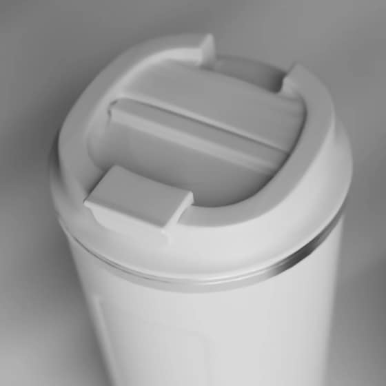 Κούπα Μεταφοράς Wewater Arome Ατσάλινη 500 ml - Λευκή image 2