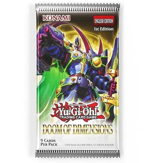 Yu-Gi-Oh! TGC Doom of Dimensions Booster image 0