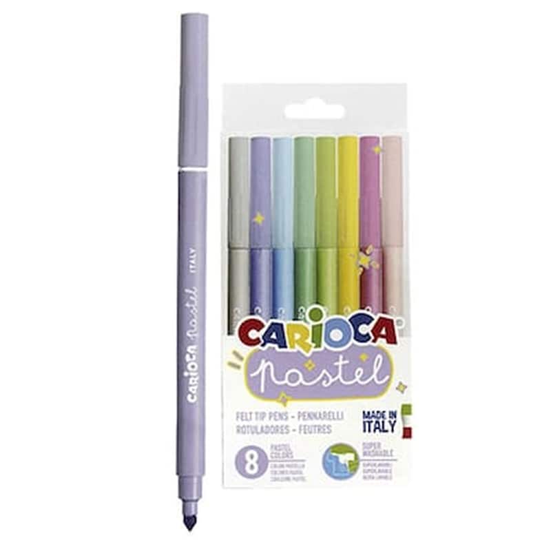 Carioca Metalik Wax Maxi Pastel Boya Kalemi 8'li - Eylül Kırtasiyem