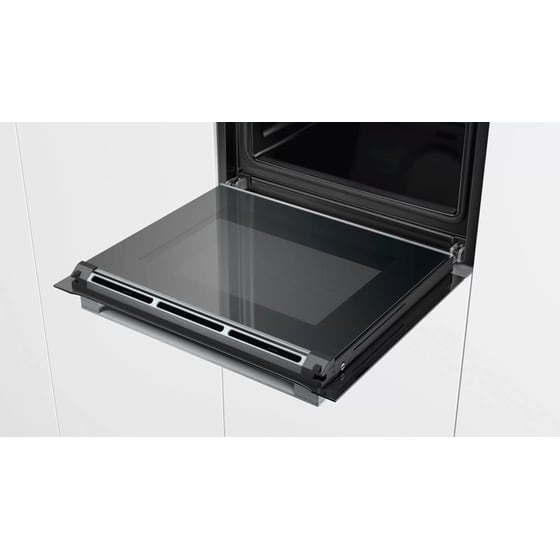 Εντοιχιζόμενος Φούρνος Άνω Πάγκου BOSCH HBG636ES1 71 Lt Inox image 4