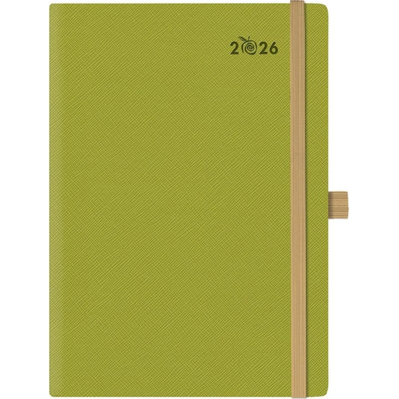 Ημερολόγιο Ημερήσιο 2026 Θεοφύλακτος 12M Saffiano Plus Smith Λαχανί image 0