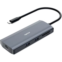 NOD C-Dock 9 USB Hub με 9 θύρες - Ασημί