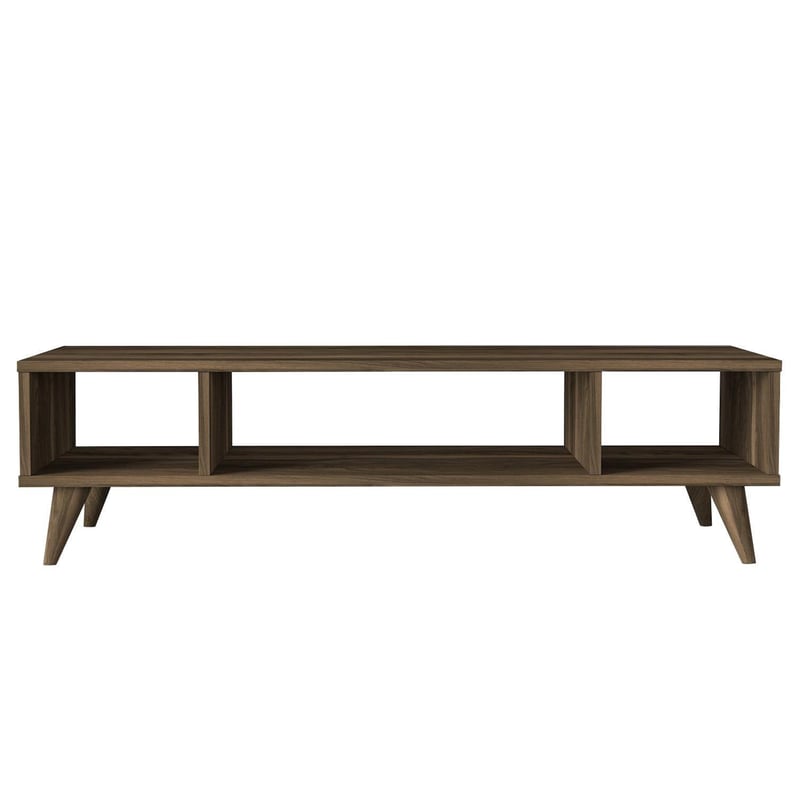 Έπιπλο Τηλεόρασης Samos από Μοριοσανίδα 120x35x40 cm - Καφέ