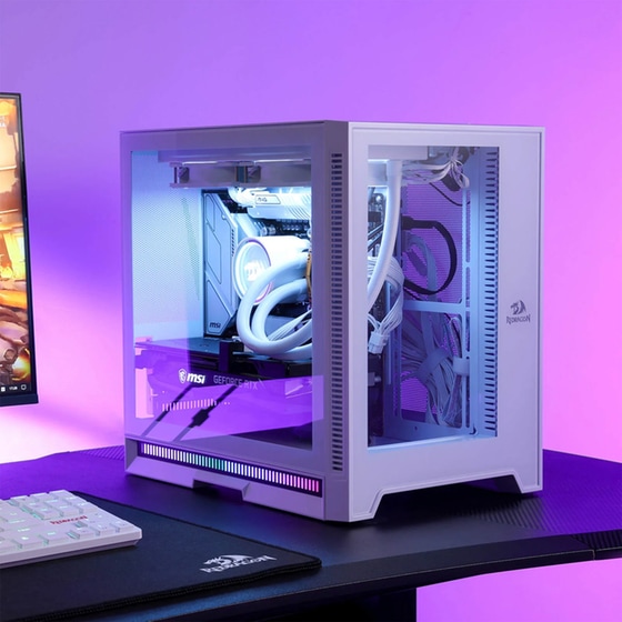 Κουτί Desktop Redragon MC211 ITX -Λευκό image 4