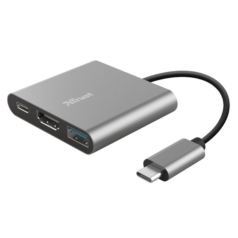 Αντάπτορας Trust Dalyx 3-in-1 Multiport USB-C TRUST