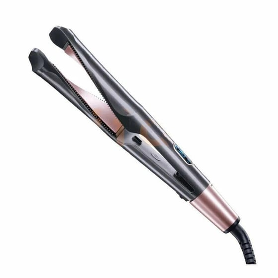Πρέσα Μαλλιών KEMEI 2 σε 1  50 W Curl and Straight Confidence Γκρι image 0