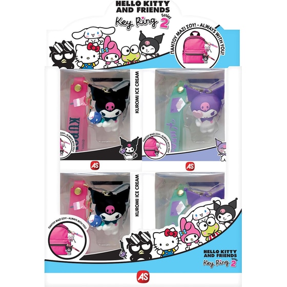 Μπρελόκ Hello Kitty & Friends Kuromi 1 Τμχ - Τυχαία Επιλογή Σχεδίου image 4