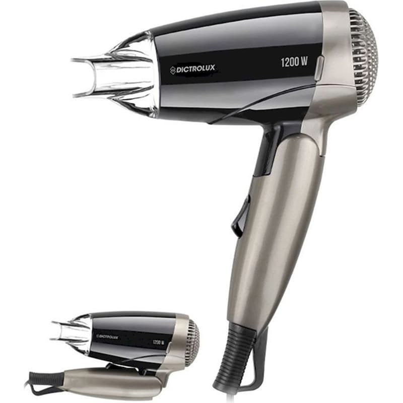 DICTRO LUX Σεσουάρ Μαλλιών Dictro Lux 1200 W Μαύρο/Γκρι