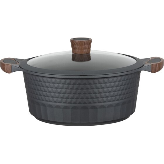 Κατσαρόλα Βαθιά RESTO Capella-93505 από Χυτό Αλουμίνιο 28 cm 6.6 L Μαύρο image 0