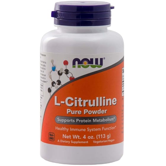 Αμινοξύ Now L-citrulline Pure Powder - 113gr σκόνη image 0