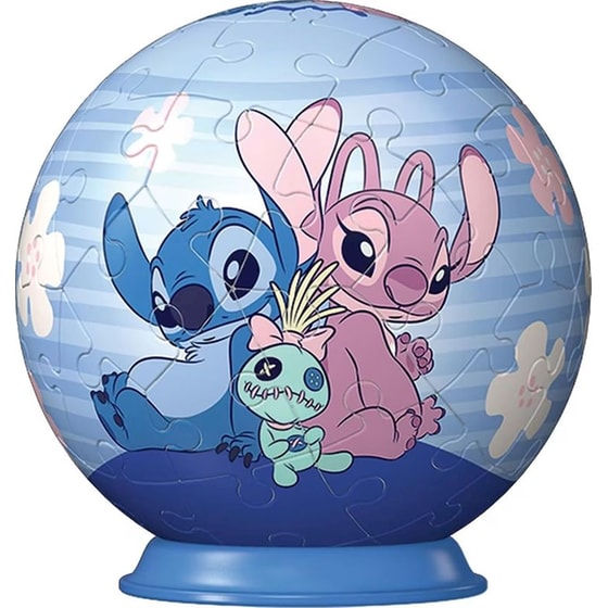 3D Παζλ Ravensburger Disney Stitch (55 Κομμάτια) 3 Σχέδια 1 Τμχ - Τυχαία Επιλογή Σχεδίου image 4