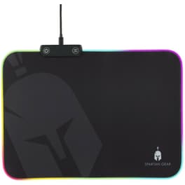 Spartan Gear Ares Gaming Mouse Pad Medium 350mm με RGB Φωτισμό Μαύρο