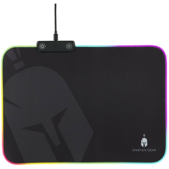 Spartan Gear Ares Gaming Mouse Pad Medium 350mm με RGB Φωτισμό Μαύρο image 0