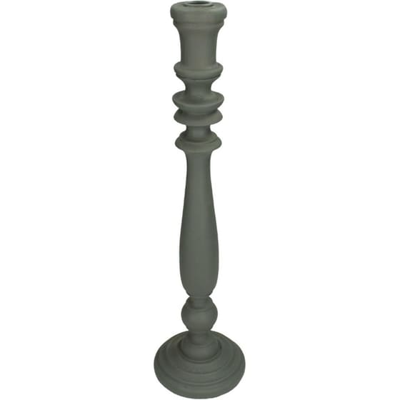 Κηροπήγιο ArteLibre Γκρι Polyresin 12.5 x 12.5 x 48 cm image 0