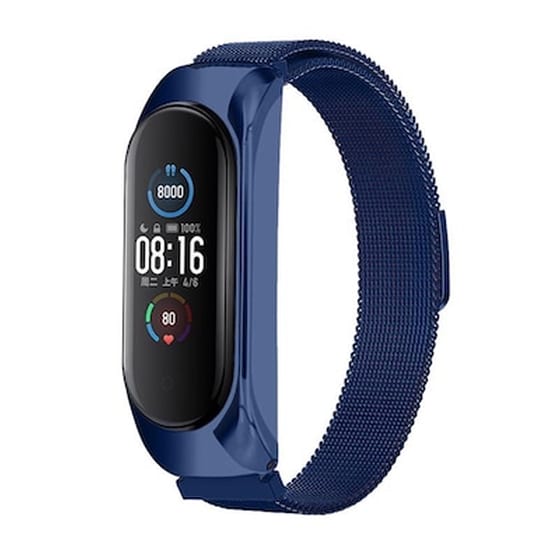 Λουράκι Hurtel για Xiaomi Mi Smart Band 5/Mi Smart Band 6 - Μπλε image 2