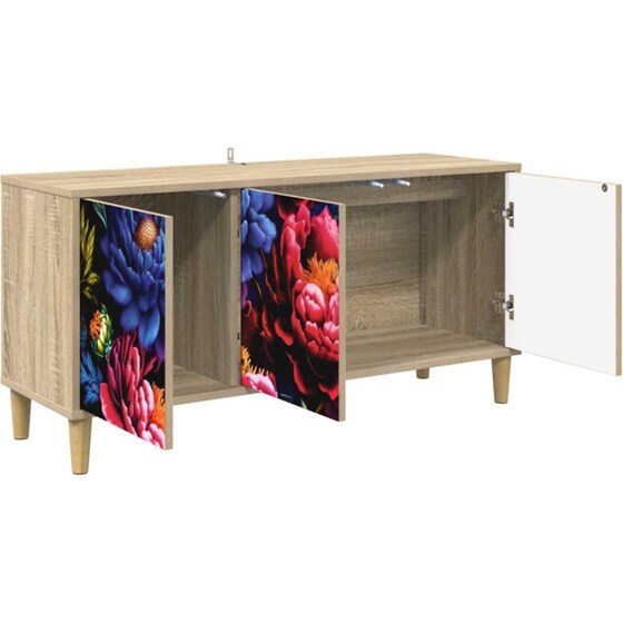 Έπιπλο Τηλεόρασης VidaXL KIEL 102 x 33 x 50 cm - Sonoma Δρυς image 2