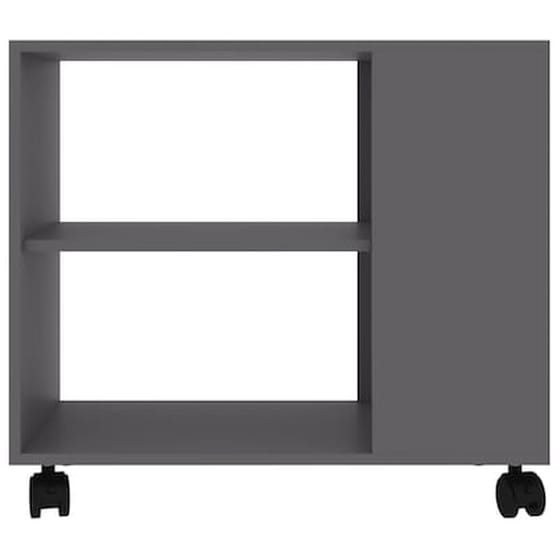 Τραπεζάκι Σαλονιού VidaXL από Μοριοσανίδα 70x35x55cm - Γκρι image 4
