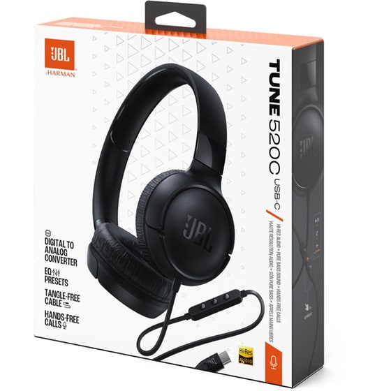 JBL Tune 520C Ενσύρματα Ακουστικά USB-C - Μαύρο image 9