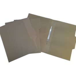 Ντοσιέ Akro με Έλασμα&Καβ/ρη Μανίλα Μπεζ 34 cm (50 Τεμάχια)
