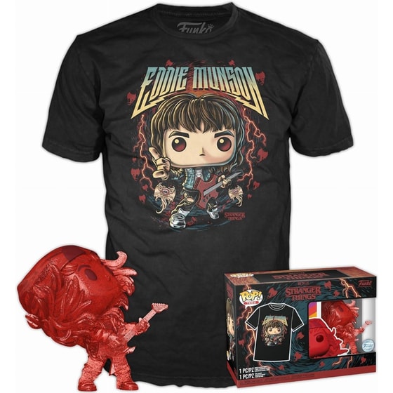 Funko Pop! Tees - Stranger Things - Eddie with Guitar image 0