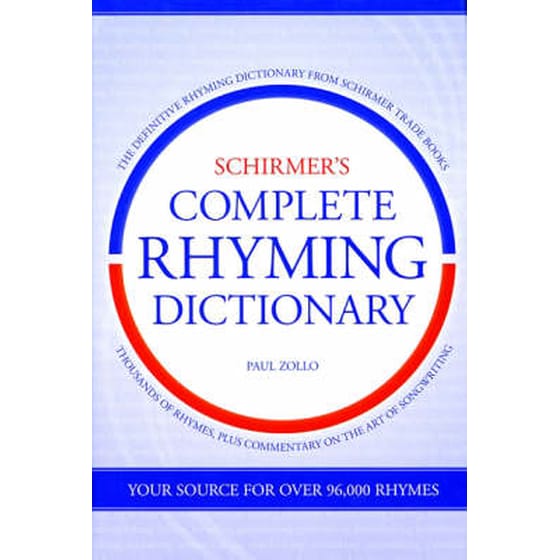 Schirmer's Complete Rhyming Dictionary image 0