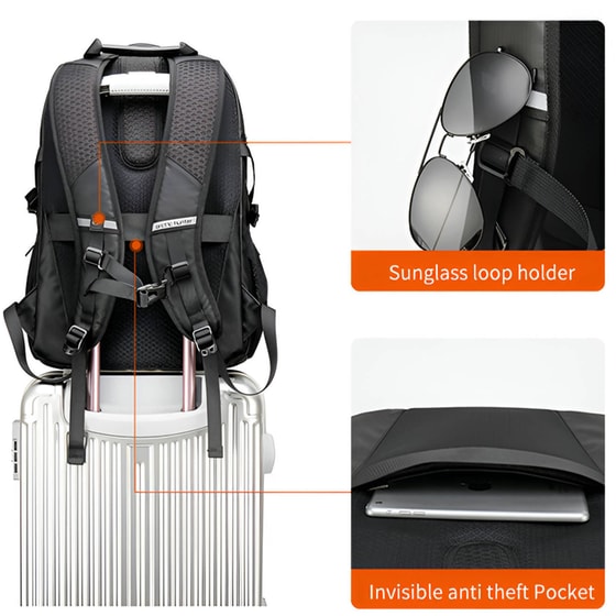 Τσάντα Laptop Arctic Hunter B00388 15.6" Αδιάβροχη - Μπλε image 5
